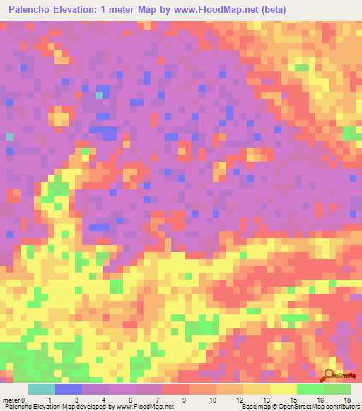 Palencho,Venezuela Elevation Map