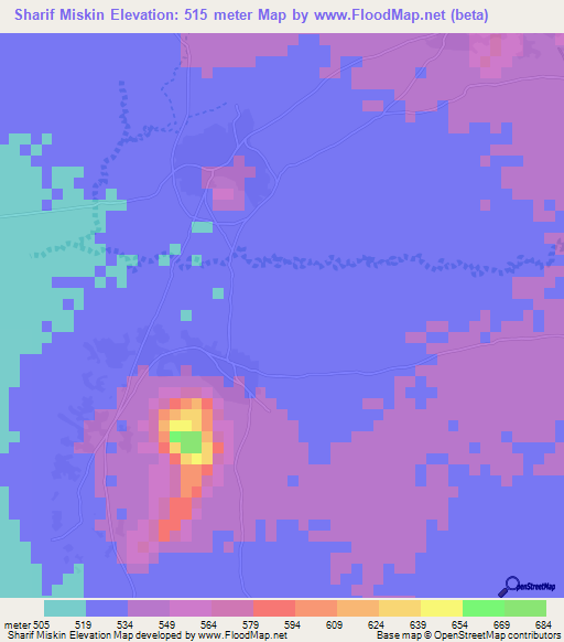 Sharif Miskin,Sudan Elevation Map