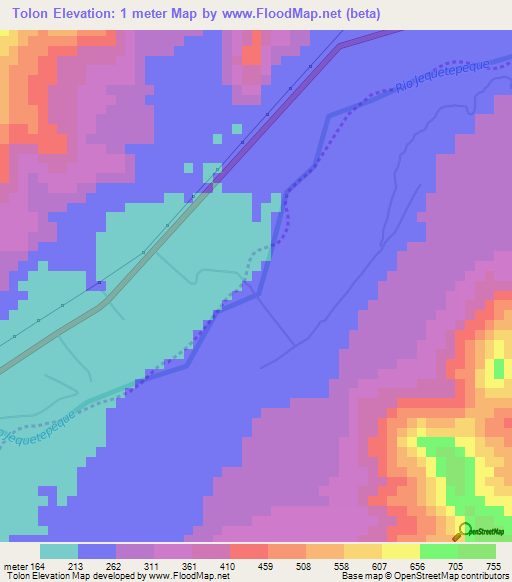 Tolon,Peru Elevation Map