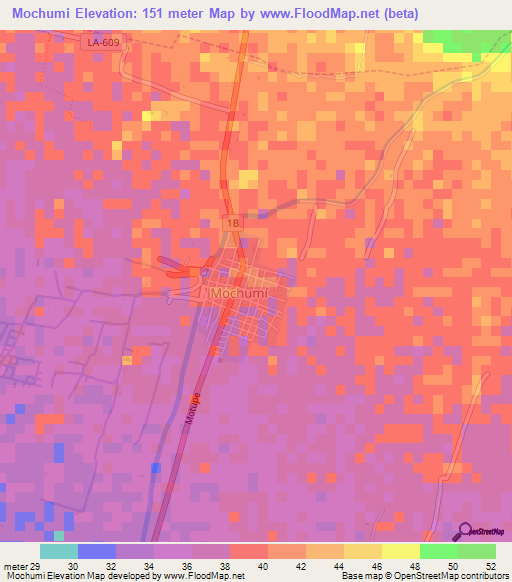 Mochumi,Peru Elevation Map