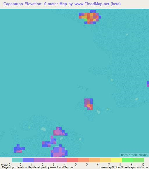 Cagantupo,Panama Elevation Map
