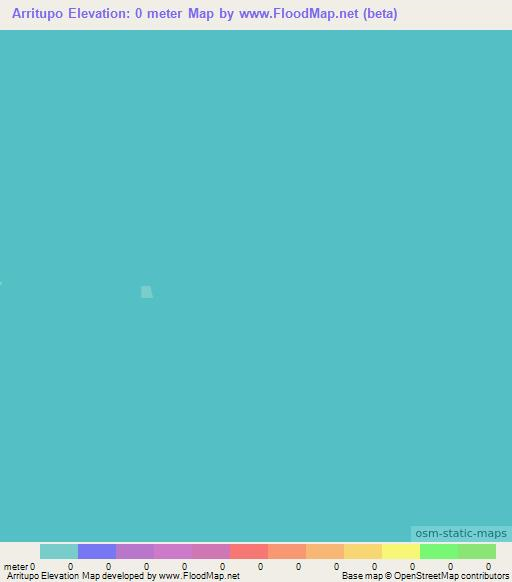 Arritupo,Panama Elevation Map