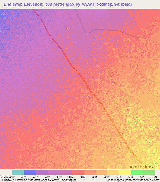 Eilaiaweb,Sudan Elevation Map