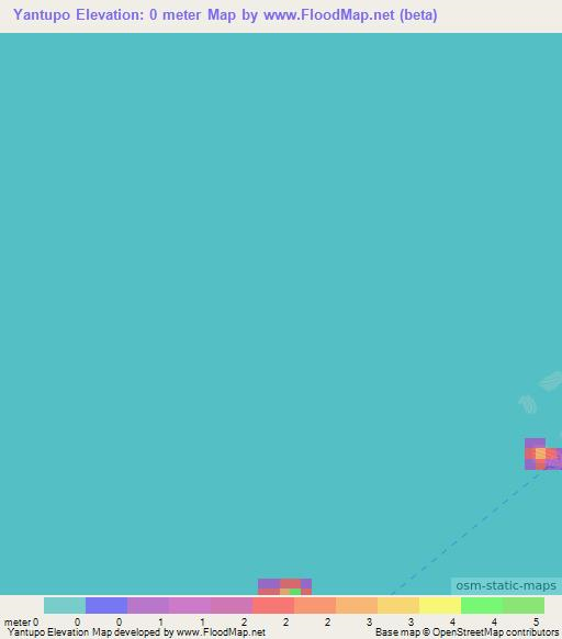 Yantupo,Panama Elevation Map