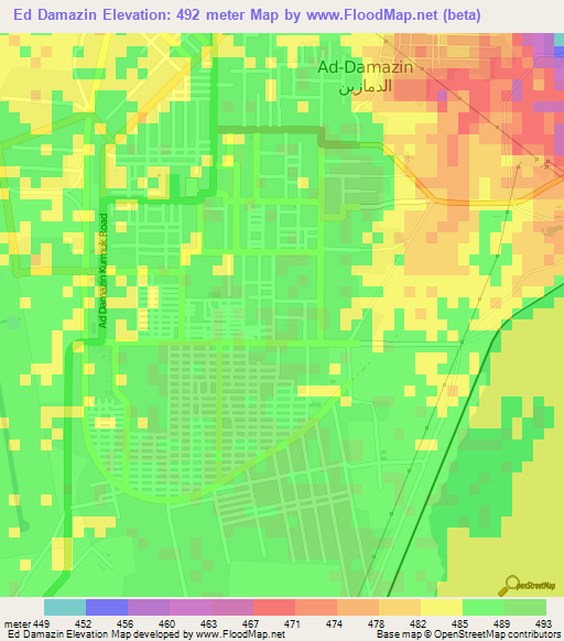 Ed Damazin,Sudan Elevation Map