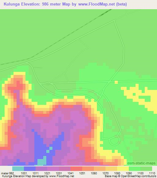 Kulunga,Congo (Kinshasa) Elevation Map