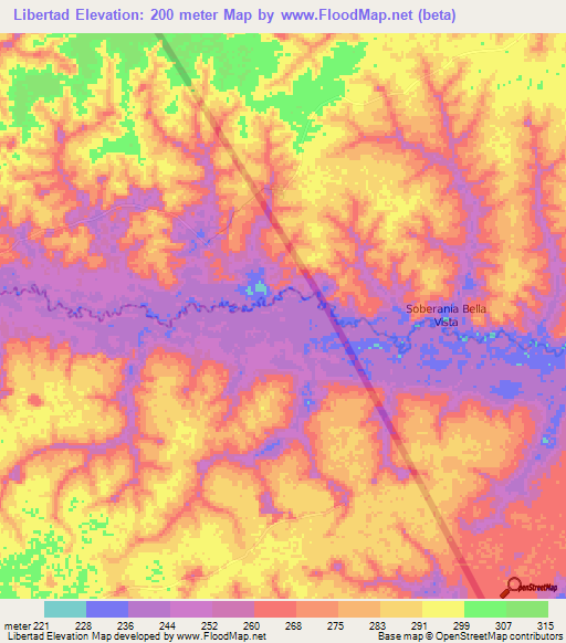 Libertad,Peru Elevation Map