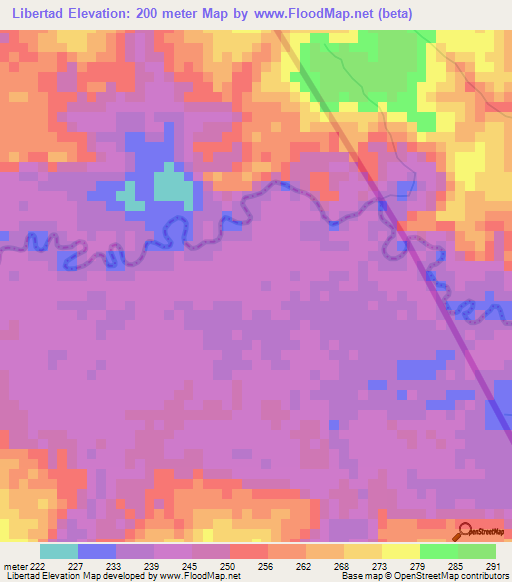 Libertad,Peru Elevation Map