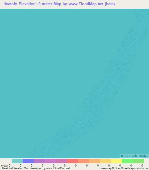 Haatofo,Wallis and Futuna Elevation Map