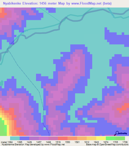 Nyabikenke,Burundi Elevation Map