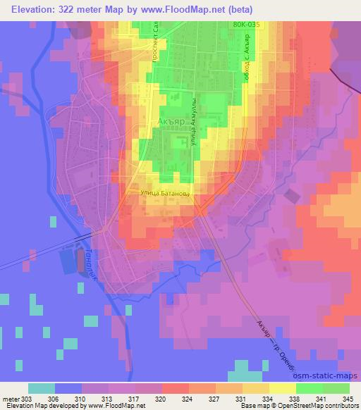 ,Russia Elevation Map