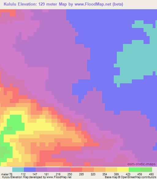 Kululu,Azerbaijan Elevation Map