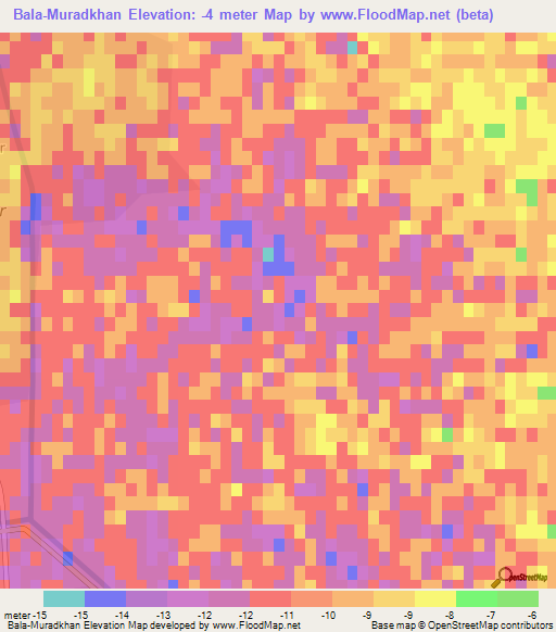 Bala-Muradkhan,Azerbaijan Elevation Map
