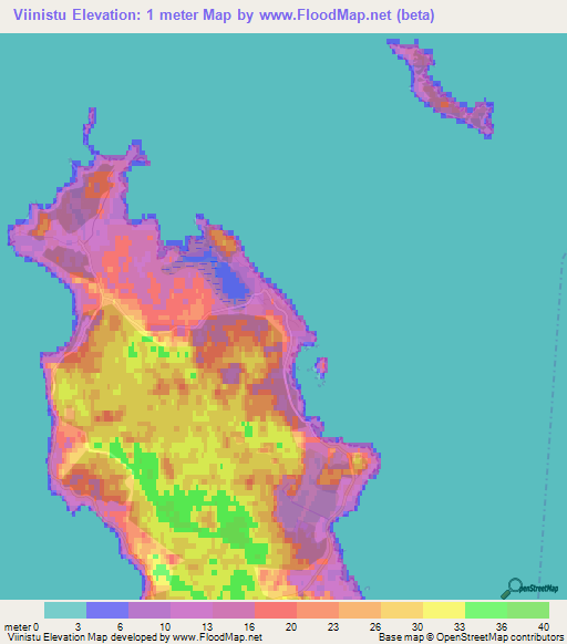 Viinistu,Estonia Elevation Map