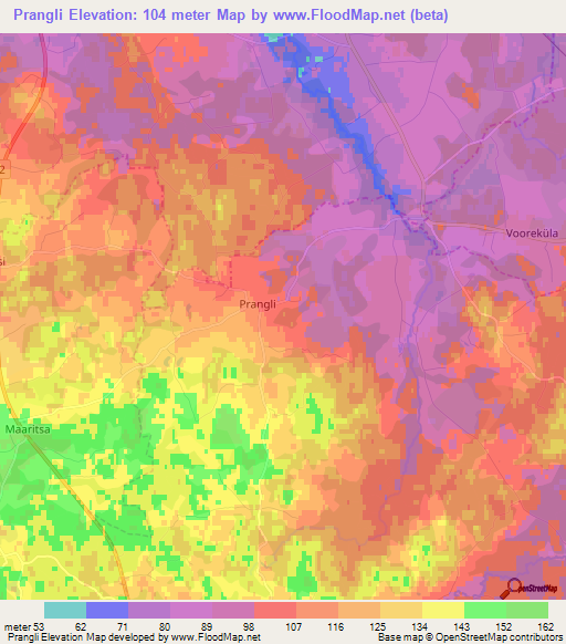 Prangli,Estonia Elevation Map