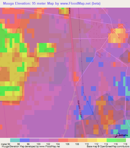 Muuga,Estonia Elevation Map