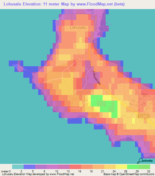 Lohusalu,Estonia Elevation Map