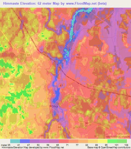 Himmaste,Estonia Elevation Map