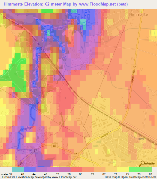 Himmaste,Estonia Elevation Map