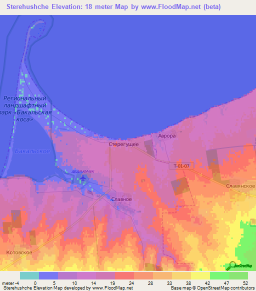 Sterehushche,Ukraine Elevation Map