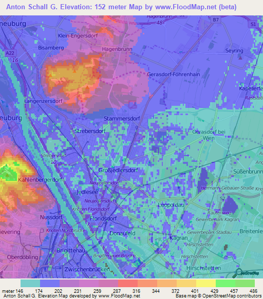 Anton Schall G.,Austria Elevation Map