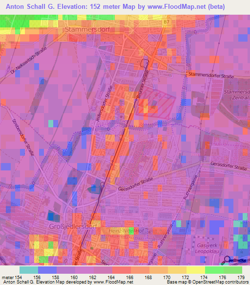 Anton Schall G.,Austria Elevation Map