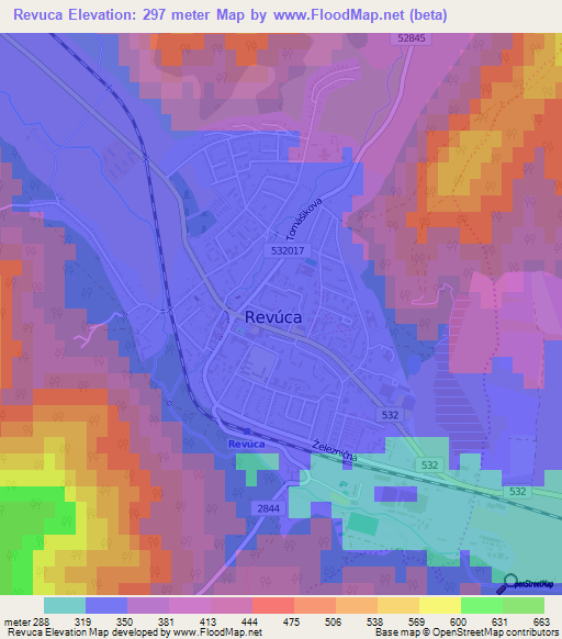 Revuca,Slovakia Elevation Map