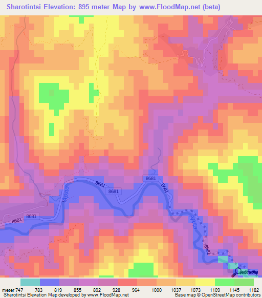 Sharotintsi,Bulgaria Elevation Map