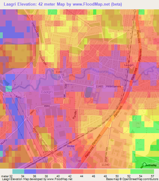 Laagri,Estonia Elevation Map